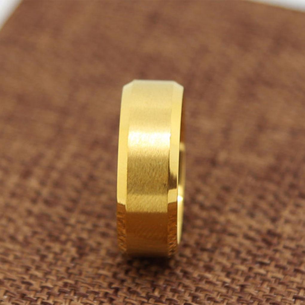 Unisex Band Rings 8mm Hand Knuckle Simple Jewelry Dating Boyfriends Girlfriends Wife Husband Personalized Presents Accessories