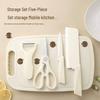 Multi-Functional Baby Food Cutting Board & Knife Set