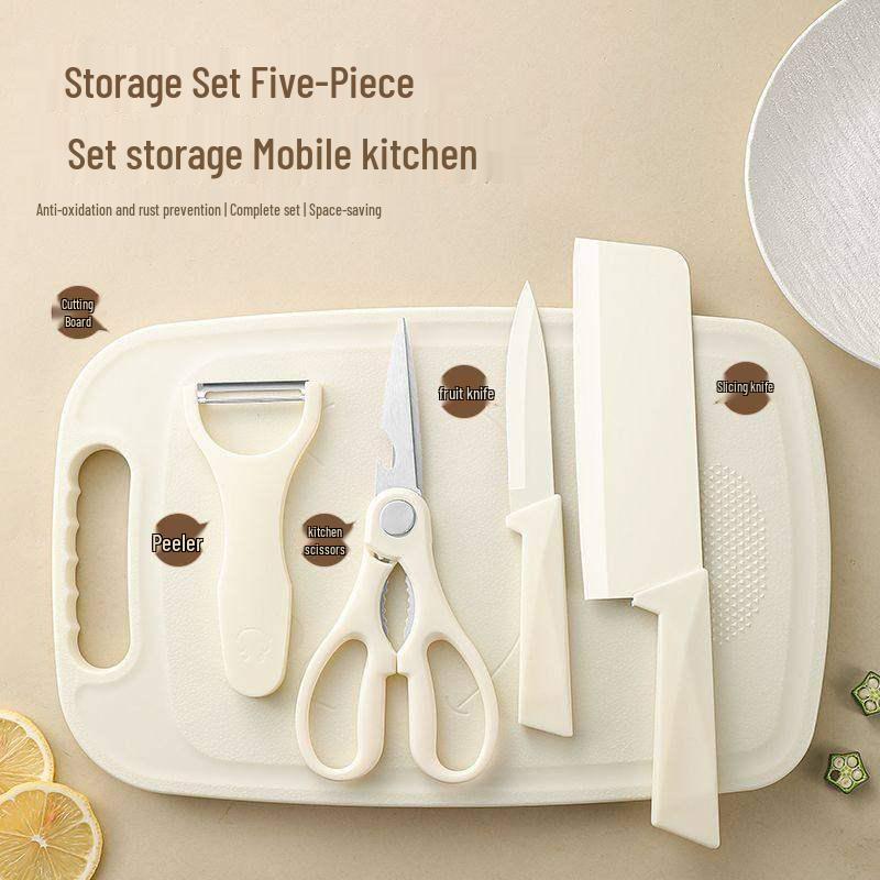 Multi-Functional Baby Food Cutting Board & Knife Set