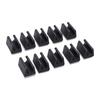 10pcs U Shaped Chair Leg Tips Caps with Felt Pads Smoothly Glides No Scratches No Noise Floor Glides Tubing Caps