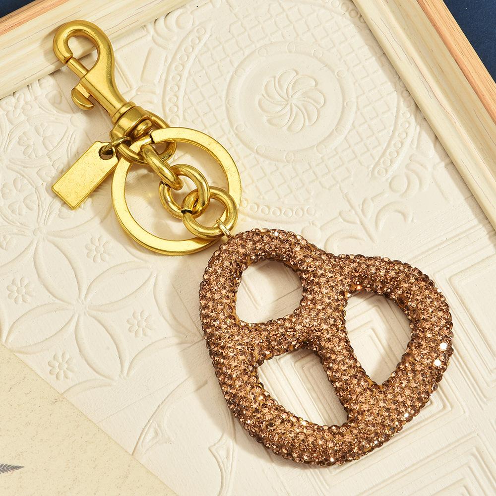 Simulated Cookie-shaped Keychain, Exquisite and Luxurious Style Handbag Pendant, Unique and Creative Niche Product