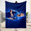 Neymar Brazil Jersey Blanket Soft Warm Cozy Perfect for Bedding Picnics Seaside All-Season Use Modern Gift for Travel Home Birthdays
