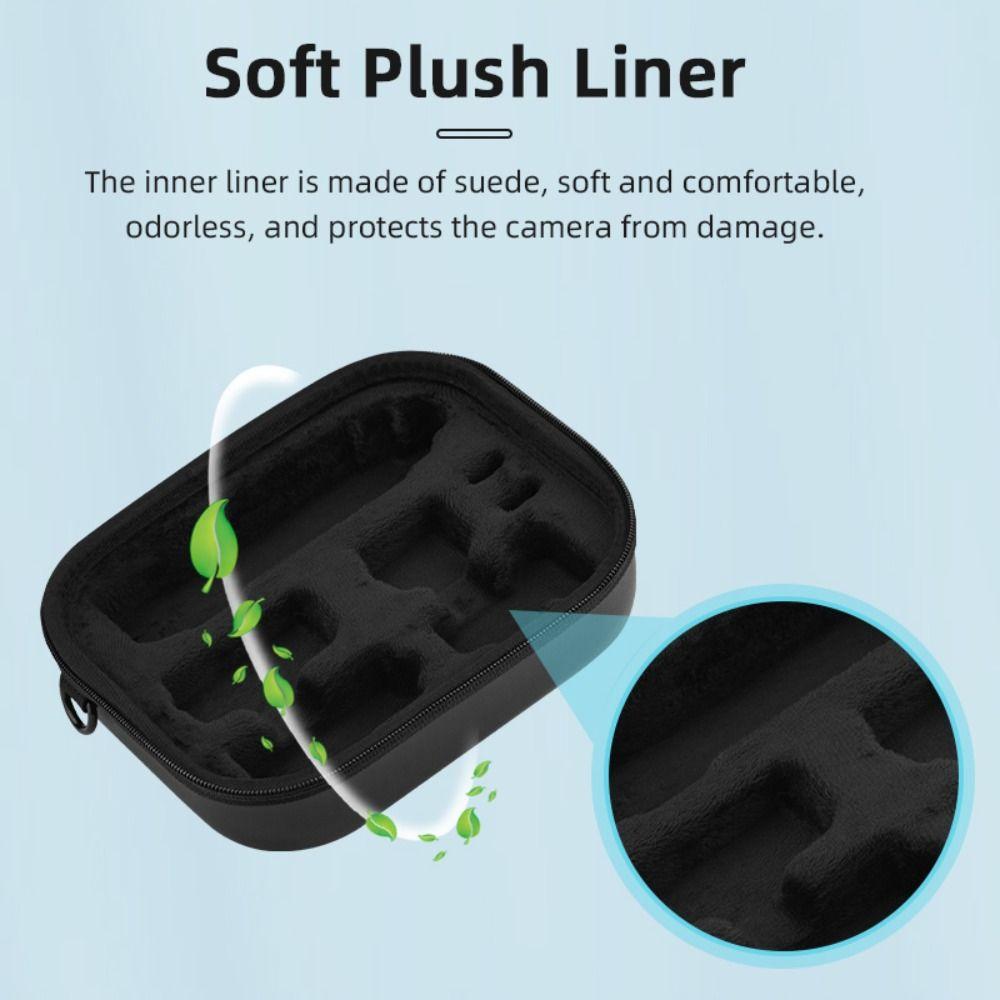 Protective Carrying Case PU Suitcase Handbag for DJI Osmo Pocket 3 Action Camera Accessories