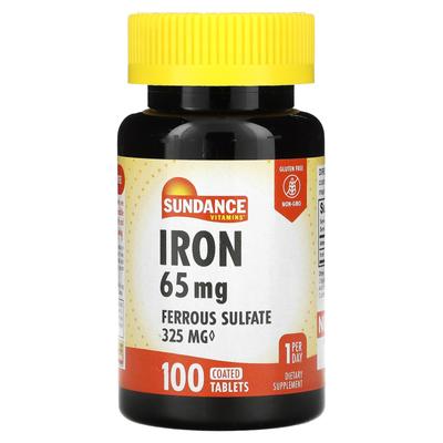 Iron, 65 Mg, 100 Coated Tablets