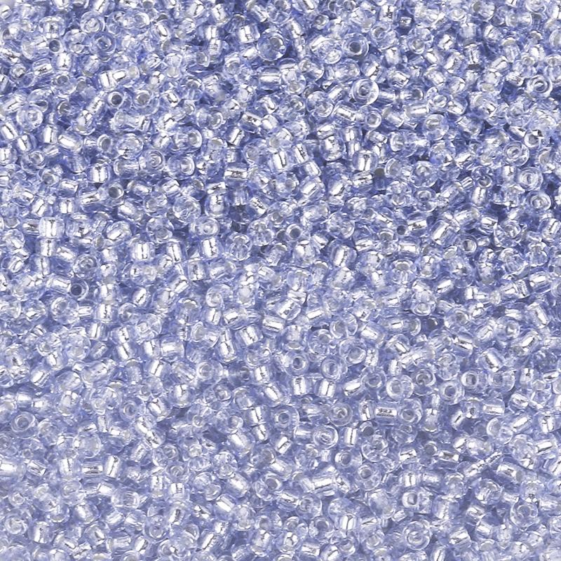 10/50g Czech Glass Seed Beads Inner Silver Loose Spacer Rice Beads For Jewelry Making Colorful Round Bead DIY Earrings Bracelet