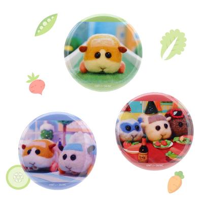 PUI PUI Molcar Blind Tin Badge Set of 5 Types 5 Patterns Available All