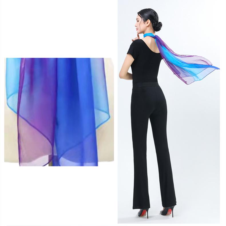 Elegant Women's Silk Scarf for Stage and Dance Performances