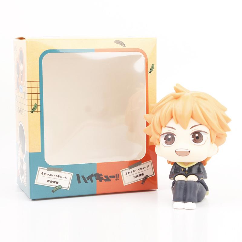 Anime Figures Haikyuu Shoyo Hinata Action Figures PVC Tobio Kageyama Toys for Children Collector Haikyu Model Birthday Presents