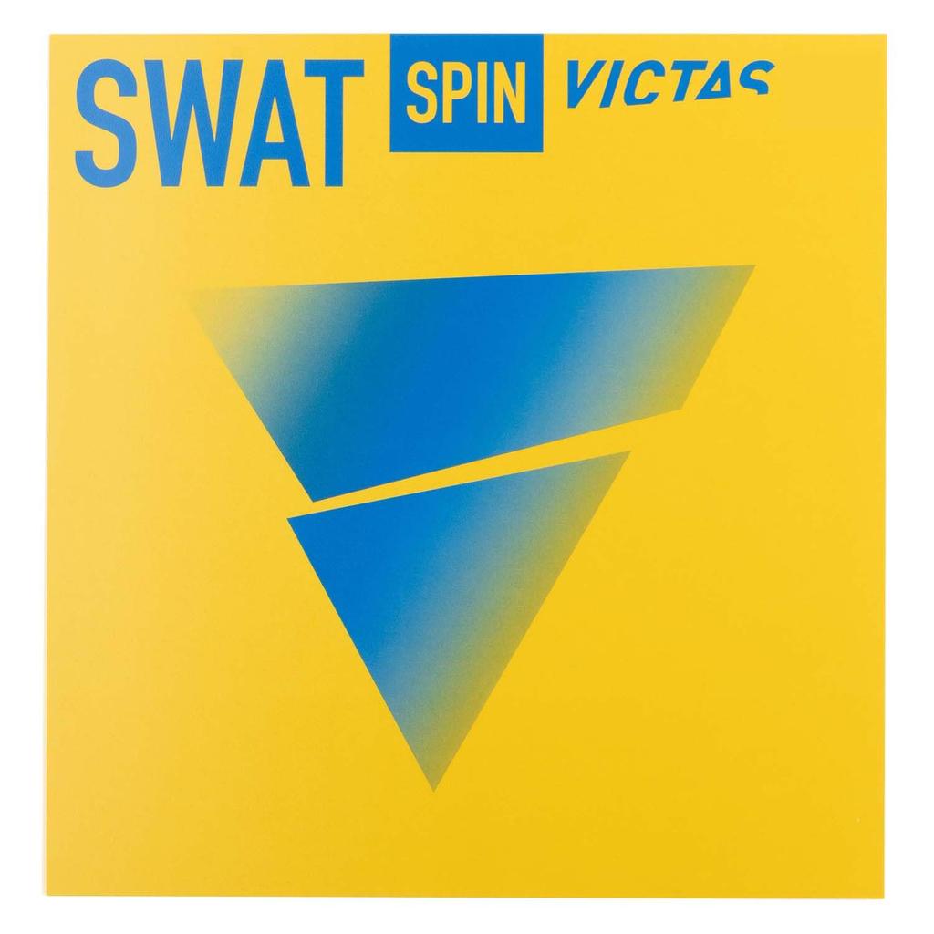 VICTAS Table Tennis Rubber Swat Spin Tension Inverted Rubber Black MAX 200140 Spin-type