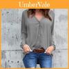 Premium Quality Spring Fashion V Collar Fold Button Long-sleeved Loose Chiffon Shirt In 8 Stunning Colors