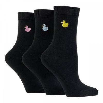 Women S Duck Embroidered SockS Set