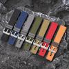 20mm 22mm 24mm Canvas Silicone Strap for Seiko Diving Waterproof Rubber Nylon Quick Release Watch Band for Swatch X Blancpain