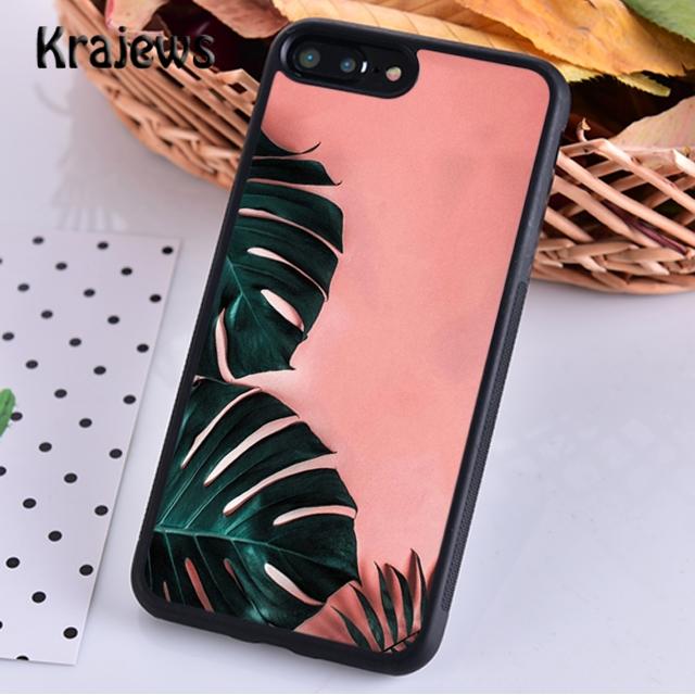 

Krajews Monstera Flower Tropical Green Leaves Phone Case Cover For iPhone 17 Air 16 15 14 plus 12 13 pro max iPhone 13pro