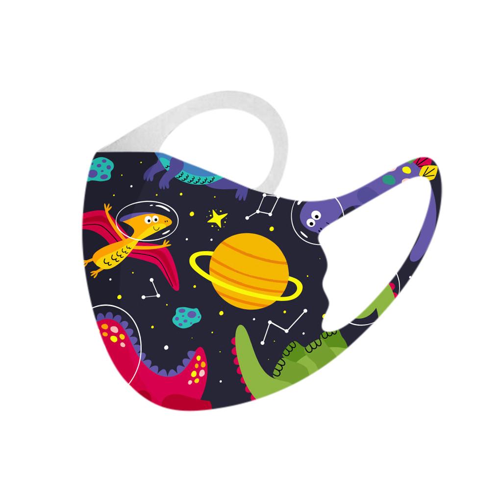 1PC  Children's  Windproof Reusable Printed Face Mask