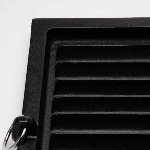 Endo Shoji Commercial Square Grill Pan, Large, Cast Iron, AGL06001