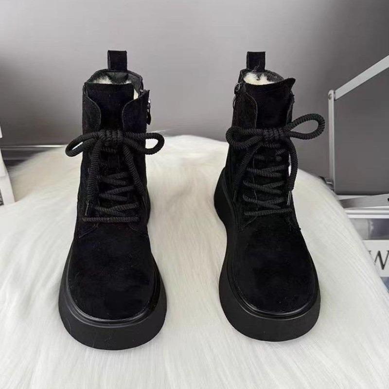 Autumn and Winter Shoes, Fleece Shoes, Cotton Snow Boots, New Versatile Women's Shoes, Casual Boots