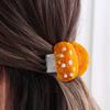 Small Mushroom Hair Claw for Female Girl Acetic Hair Clamp Nonslip Braid Ponytail Holder Fashion Hair Shaping Ornament