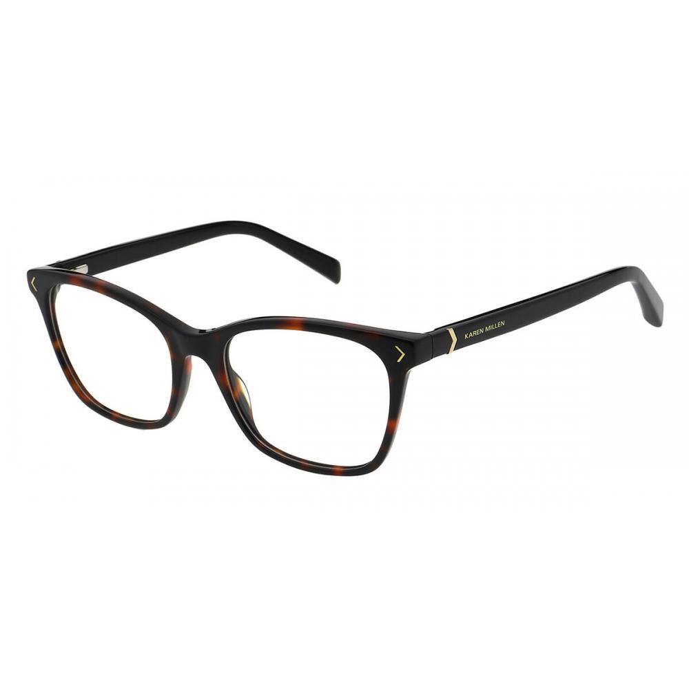 Karen Millen Km1071 134 Women Eyeglasses Dark Tortoise/52-18-140
