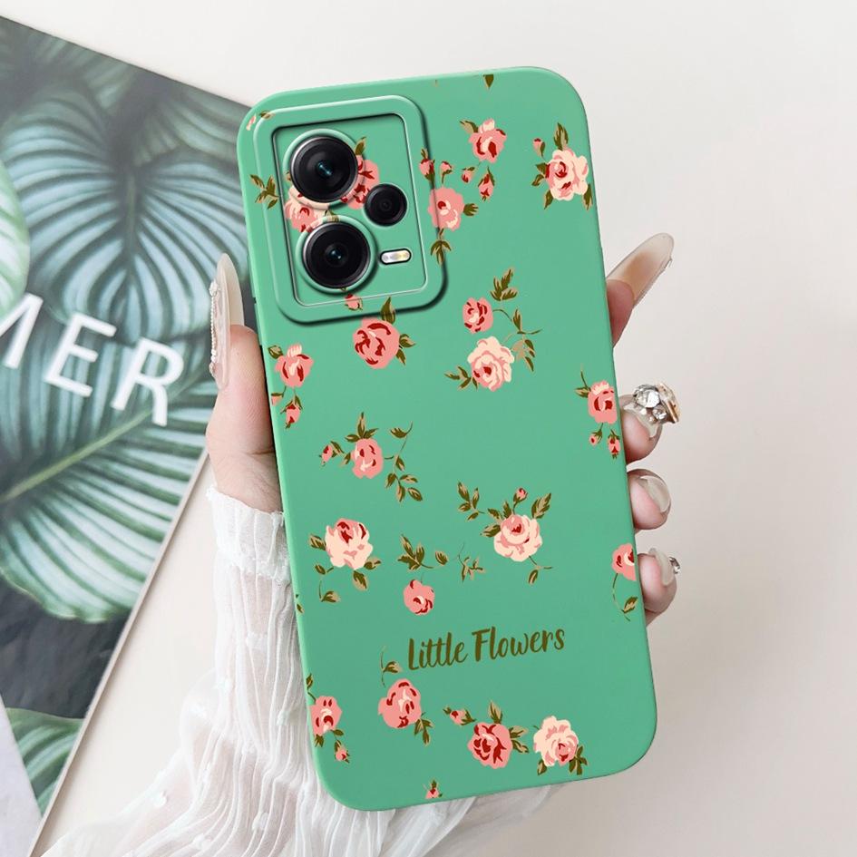 For Xiaomi Poco X5 5G Case Cover Lovely Panda Liquid Silicone Soft Back Cover For Poco X5 Pro Phone Case Coque PocoX5 X5Pro Capa