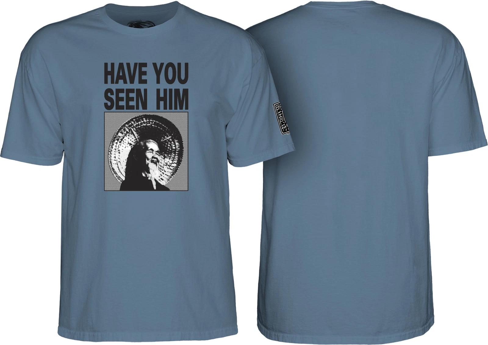 Powell Peralta ANIMAL CHIN HAVE YOU SEEN HIM Skateboard T Shirt INDIGO M