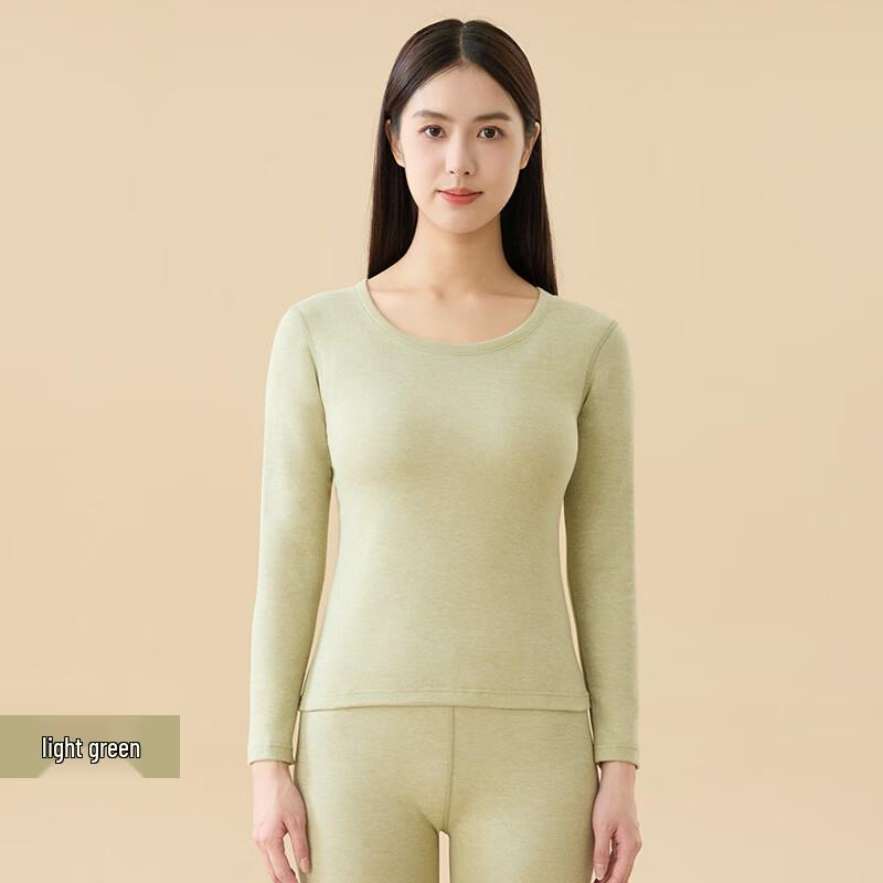 LangSha Women s Thin Wool Thermal Underwear Set