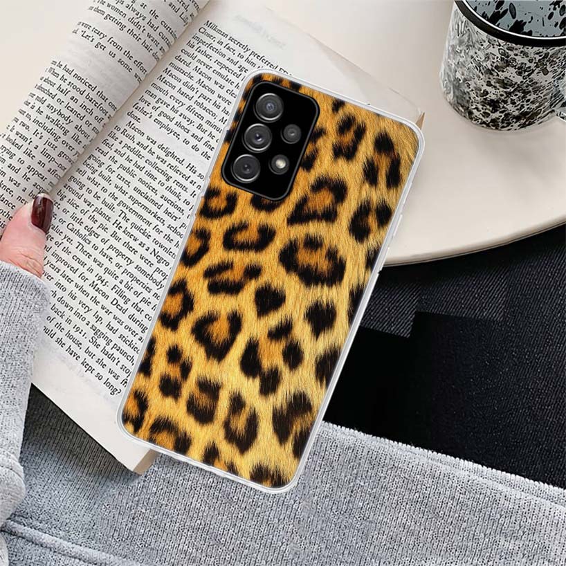 Tiger Leopard Print Panther Phone Case for Samsung Galaxy A17 A16 A15 A14 A13 A57 A56 A55 A54 A53 A37 A36 A35 A34 A33 A26 A25 A2
