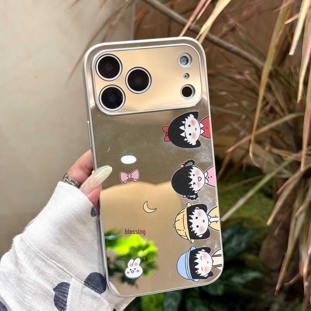 Chibi Maruko-chan iPhone 17 Pro Max Magnetic Protective Case - Cute Cartoon Cover, Apple Compatible