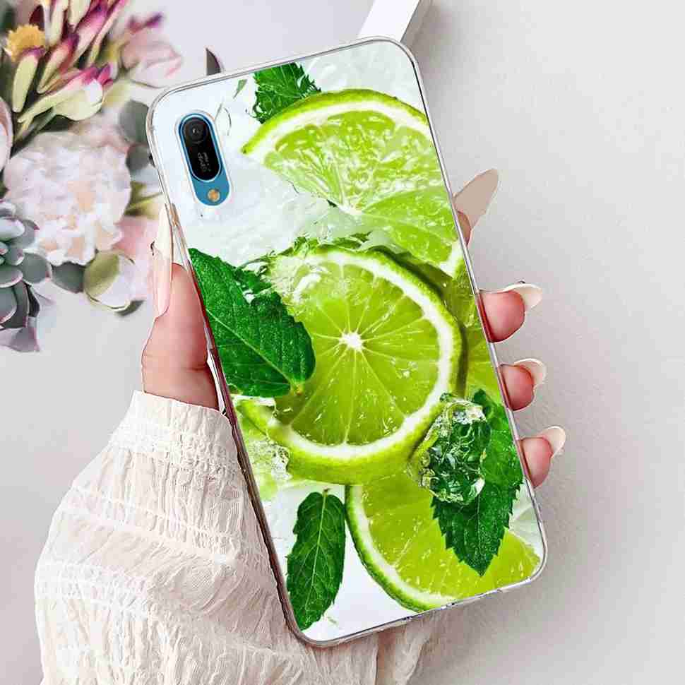 For Huawei Y6 Pro 2019 MRD-LX2 Case Fashion Flower Love Silicone TPU Shockproof Cover For Huawei Y6Pro Y16 pro 2019 Phone Cases