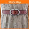 Leather Women Belt Versatile Belt With Antique Buckle For Casual Office Wear