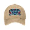 Urban Pattern Hip Hop Graffiti Street Art Baseball Caps Washed Denim Hats Casquette Sports Baseball Cowboy Hat for Unisex Women