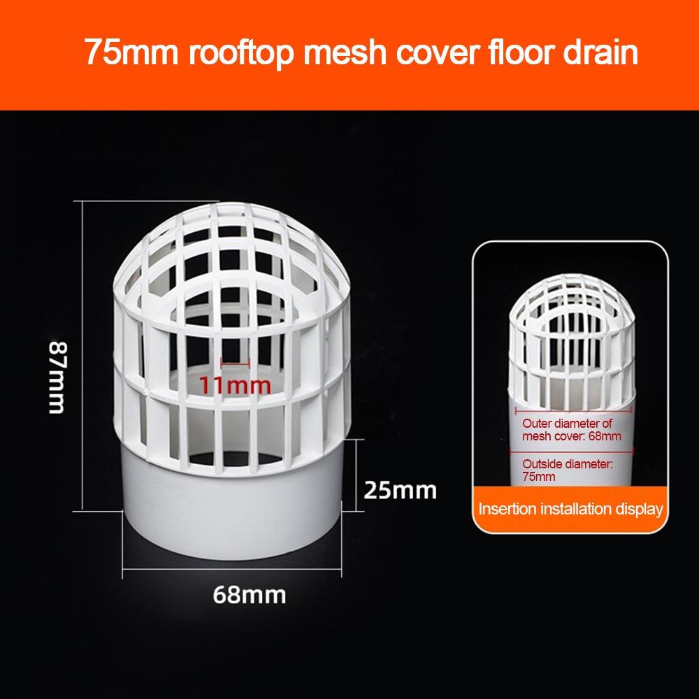 

Круглый кровельный трап Защита от засоров Фильтр для защиты желоба Дренажная водопроводная арматура 75