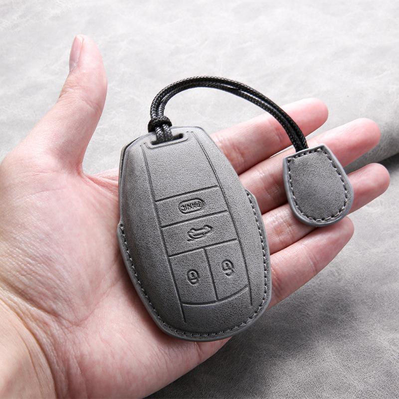 Smart Key Protective Cover for Bentley Flying Spur Continental GT Bentayga Mulsanne PU Car Remote Keychain Accessories gzhw7