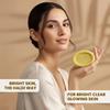 Naturebliss Golden Glow Organic Haldi Besan Handmade Soap – Turmeric & Gram Flour Bath Bar for Brightening, Tan Removal & Clear Skin – Natural Fa