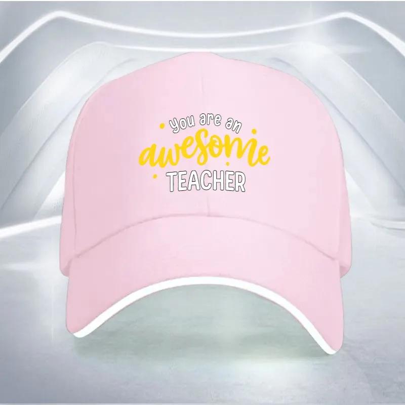 You Are An Awesome Teacher Baseball Cap Polyester Adjustable Sport Outdoor Hat