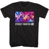 Street Fighter - Luke And Jamie - American Classics - Solid Black Adult Short Sl