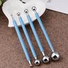 4PCS DIY Stainless Steel Polymer Clay Tools Sculpture Tool Toy Molding Balls Sticks Non Slip
