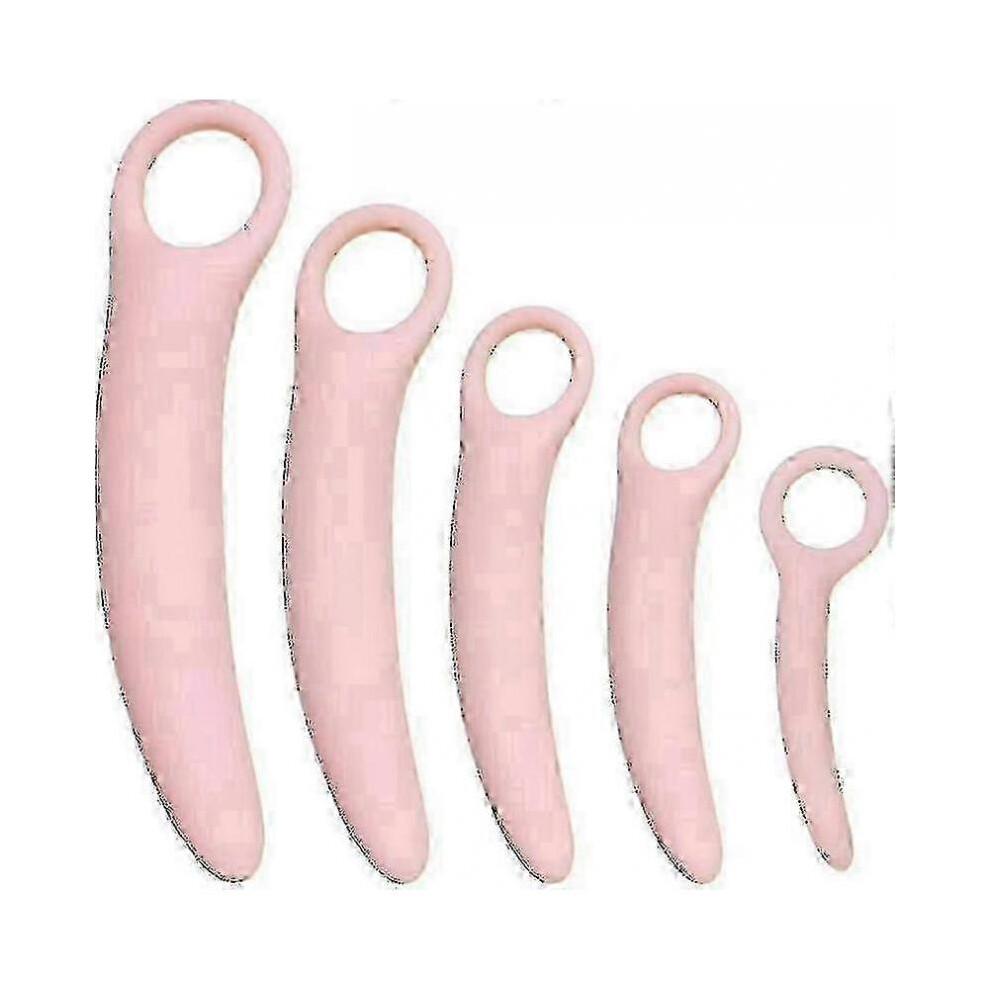 Vaginal dilator set for women - 5 silicone muscle trainers