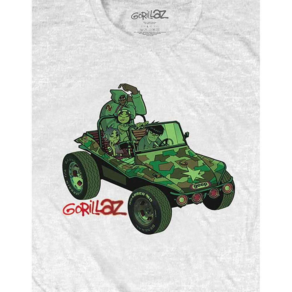 Gorillaz Unisex Adult Jeep T-Shirt