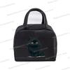 Anime Comic Cat Print Lunch Bag Women And Kids Funny Kitten Graphics Bento Thermal Handbags Thickened Insulation Lunch Box Bag