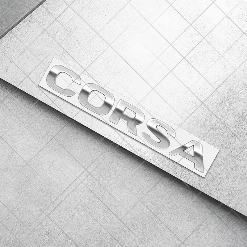 Metall 3D Für OPEL Corsa Logo Astra Adam Insignia GTC Movano Zafira Auto Styling Heckklappe Buchstaben Emblem Aufkleber Auto Zubehör