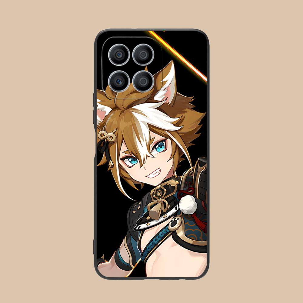 Game GI Gorou Mobile Phone Case for Honor 90 80 70 60 50 30 20 10 9 8 7 Pro S SE Lite 5G Colorful Printing Cover Cover Pretty