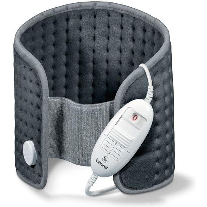 HK 49 - Coussin Chauffant Multifonctions Doux Et Confortable En Laine Polaire - 3 Niveaux De Température Avec Arret Automatique