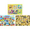 Epoch 42/56/63 Piece Kids Puzzle Minions (18.2 x 25.7 cm) 62-009 3 Puzzles with Sample Sheets, Gu...