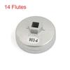 14 Flutes 73mm Ide Dia Cap Type Oil Filter Wrench Cup for Lexus for Toyota