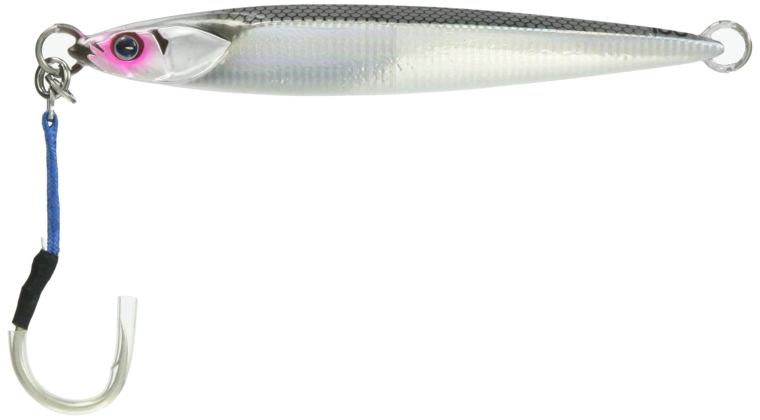 

JACKALL Metal Jig Bumbles Jig Short 100g G202 Slim Border Silver