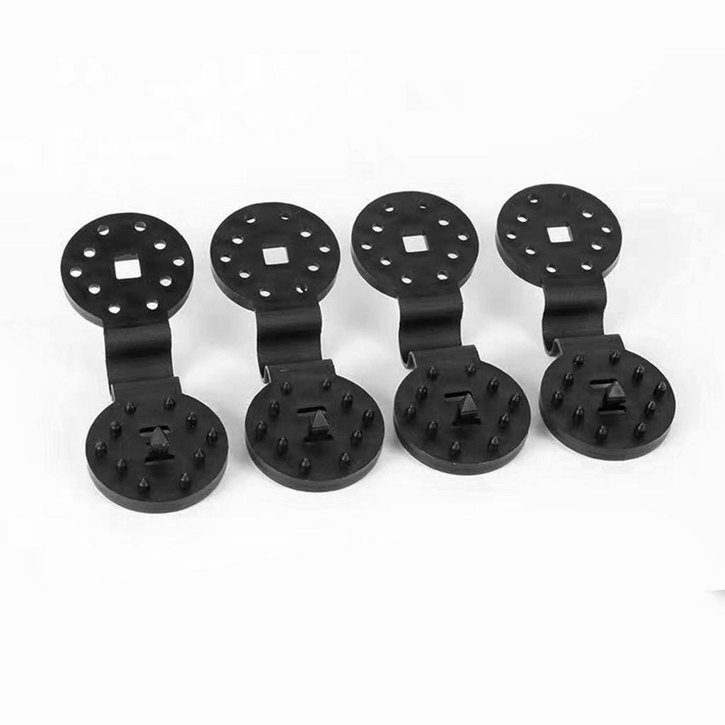 50x Sunshade Clips Practical for Shade Net Patio Mesh Tarp Anti Bird Netting Black