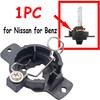 1X H1 HID Xenon Bulb Retainer Holder Headlamp Socket Adapter For Nissan Skyline GT-R R32 240SX Silvia For Benz S320 W140 SAAB