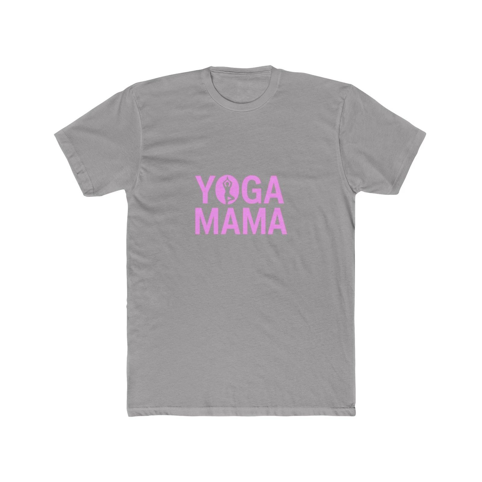 Bold Yoga Mama T-Shirt Funny Namaste Mom Design S