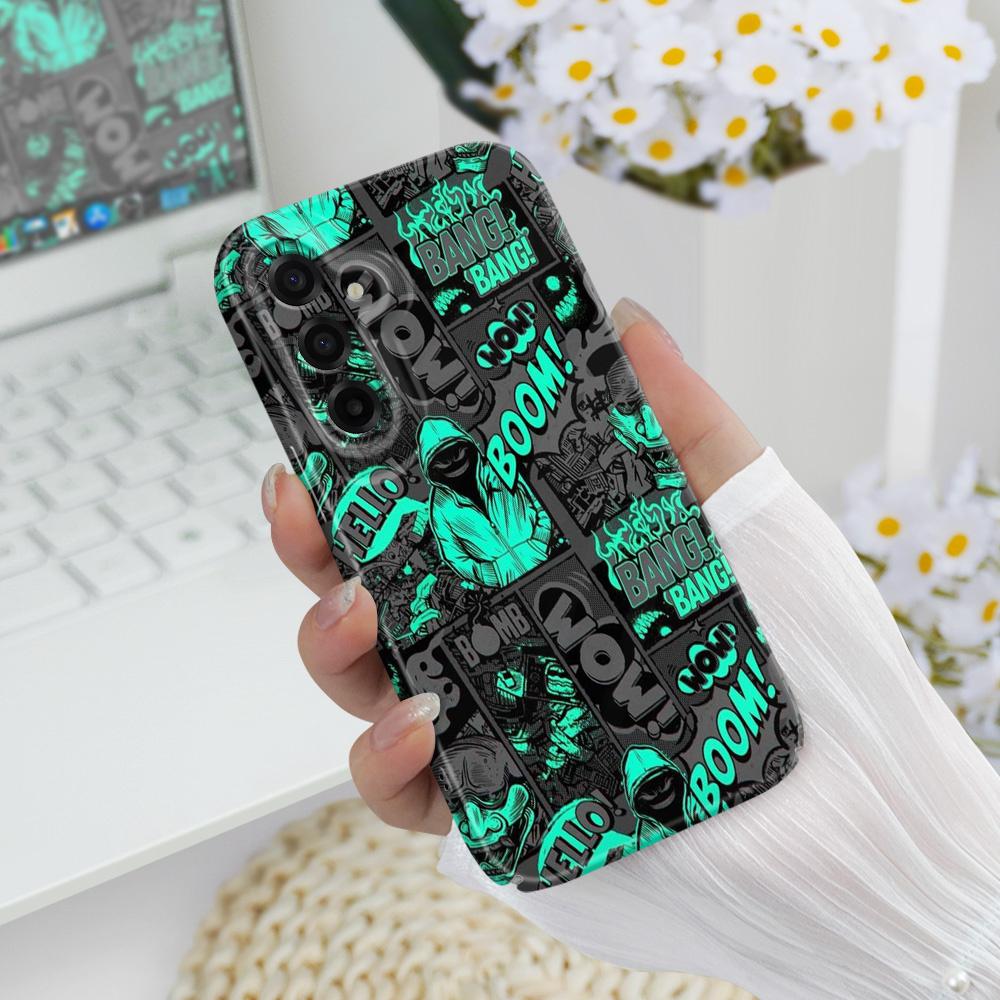 Funda de Teléfono Payaso Oscuro Para Samsung Galaxy A57 A37 A17 A56 A36 A26 A16 A06 A55 A35 A25 A15 A05 4G 5G Película Cubierta Dura