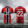2026 Norwegian National Team Football Jersey Match & Training Kit Summer Sports T-Shirt Children's Clothing Tee